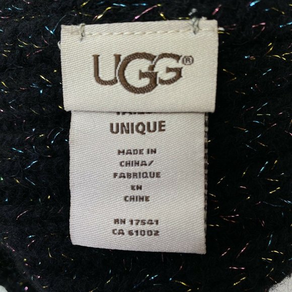 UGG Australia Lurex Shimmer Cable Knit Arm Warmer - Picture 3 of 4